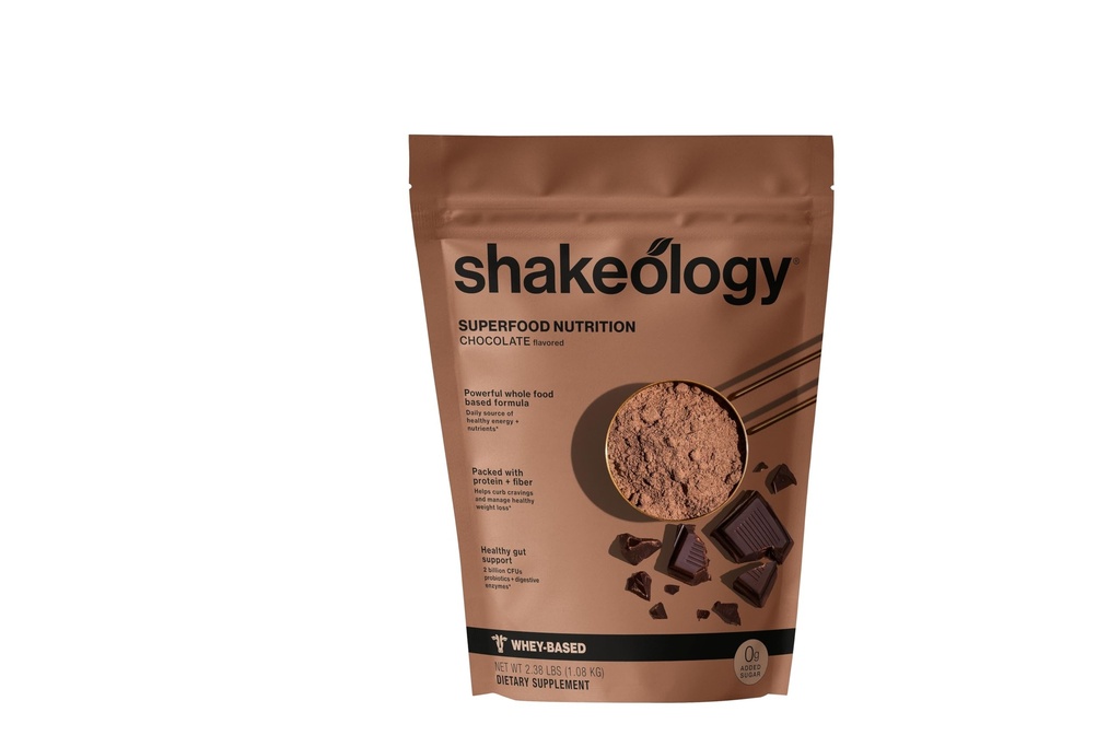 Shakeology 0g Dodano cukier serwatka protein proszek mieszanka, gluten- wolny shake z witamin i minerałów - Pomaga wspierać zdrową utratę wagi, Lean Muscle, Gut Health - Czekolada, 30 Służenie