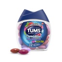 TUMS Chewy Bites Antacid Tablets for Chewable Heartburn & Acid Niestrawność Relief, Różne Jagody, 32 Hrabia