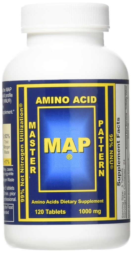 Mapa 2 X Master Amino Acid Wzór 1000mg Muscle Building