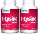 Jarrow Fixas L- Lysine, Assists in Protein Metabolizm, 500 Mg, 100 Count (opakowanie po 2)