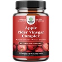 Oczyszczanie Jabłka Cider kapsułki ocet - ACV Deep Cleanse i Detox Pills for Gut and Digestive Health with Slimming Cayenne - Dodatkowa siła ACV for Hunger Gut Cleanse and Full Body Detox 180 Count