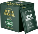 Betterbrand BetterMorning All- Natural Ingredients Wliczając w to DHM 124; Zapobiega bólom głowy i nudnościom oraz wspomaga pomoc wątrobową 124; Gluten- Free, Vegetarian (10x Pojedyncze opakowania serwujące)