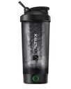 VOLTRX Butelka z shakerem proteinowym, Butelka z łączem USB C, Mikser do shakerem elektrycznym, Butelka z shakerem shakerem proteinowym, Butelka z shakerem proteinowym do shakerem proteinowym, Butelka z żelkami, BPA Free, 24oz