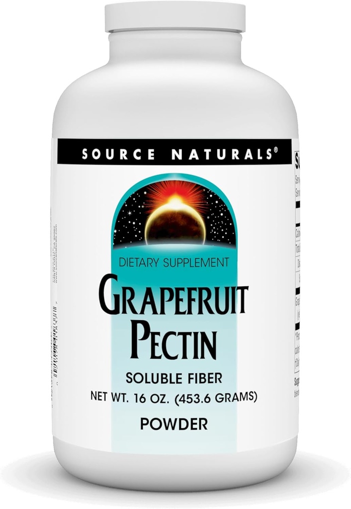 Źródło Naturals Grejpfrut Pectin, Fiber rozpuszczalny - Suplement diety - 16 oz Proszek