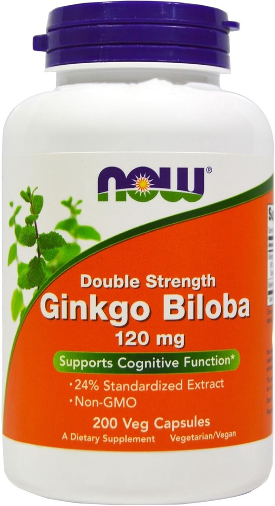 Ginkgo Biloba 120mg 200 VegiCaps (opakowanie po 2)