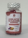 Lukaree Liver Cleanse Detox & Naprawa Gummies - Mleko Thistle Silymarin, Dandelion, Ekstrakt z karczocha i Elderberry - No Sugar, Malina Flavor - 180 Count