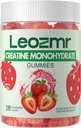 Jednowodzian Gummies dla mężczyzn i kobiet, Chewables Monohydrate Supplement (120 Count) - Truskawki 120 Gummies