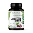 EMRALD LABS European Grape Seed Extract - Antyoksydant i suplement wsparcia immunologicznego - Pomaga zdrowy przepływ krwi - 90 Kapsułki warzyw (90- Day Supply)