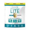 Designer Wellness, Designer Lite, Low Calorie Natural Protein, Fiber prebiotyczny, Kluczowe witaminy i minerały, Vanilla Cupcake, 25.6 Ounces