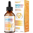 Full Spectrum of Tocotrienols Supplement 1200mg- Tocotrienol Witamina E Liquid, Tocopherol Free - Superior Antioksydant Blend - Wyższa Absorpcja - 2 fl oz, 30 Służenie