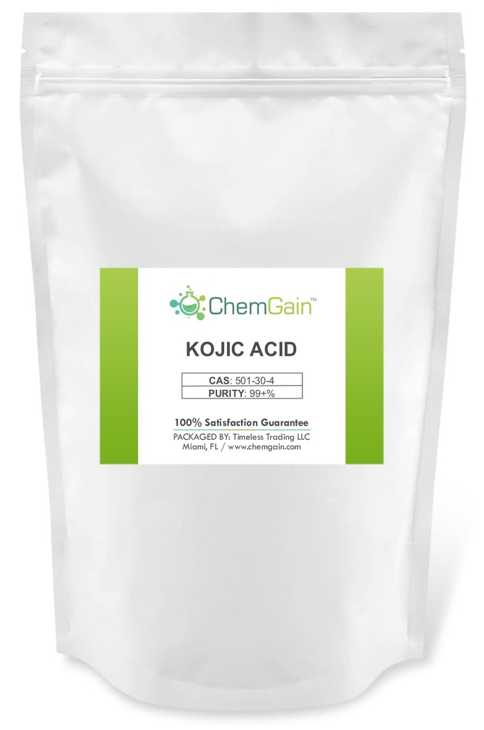 Proszek kwasu kojowego - 250 g (8,8 oz) Opakowanie luzem - Ultra Pure - CAS 501- 30- 4