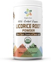 Organiczny Licorice Licorice Proszek korzeniowy 16Oz -1Lb. Natural Digestive i wsparcie immunologiczne. Poprawa ogólnego zdrowia. 100% Natural and Raw Superfood Supplement. Żadnych GMO. Gluten Free.