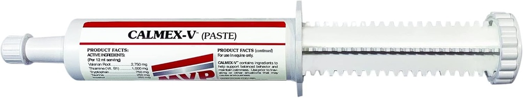 Pasta Calmex- V (6-Pack) dla zrównoważonego zachowania w koniach.