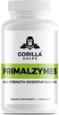 Gorilla Gulps - Prymalzymy - Max Siła Enzymy Digestive, 60 Kapsułki wegetariańskie