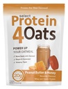 Pescience Protein4Oats, Proszek proteinowy, aby niesamowite degustacja białka owsianka, z serwatką i kazeiną, Gluten Free, Masło orzechowe i miód, 12 Służenie