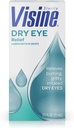 Visine Dry Eye Relief Lubricant Eye Drops with Polyethylene Glycol 400 to Moisturize and Soothe Irritated, Gritty and Dry Eyes, Designed to Work Like Real Tears, 0.5 fl. oz