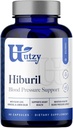 Utzy Naturals Hiburil & 124; Blood Pressure Support Formula & 124; z Olive Leaf Extract, Hibiscus Extract, & Lemon Balm Extract 124; 90 Kapsułki
