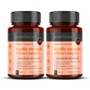 Podwójna siła Silica Complex - 6 Miesiące Dostawy! (2000mg Ekstrakt Horsetail x 180 Tabletki (2 Butelki po 90))