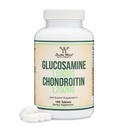 Glukozamina Chondroitin Triple Strength (1,500mg glukozaminy Siarczan, 1,200mg Chondroitin) 180 Tablets, Dwa miesiące Dostawy (Joint Support Supplement) Gluten Free, Non-GMO by Double Wood