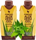 Forever Living Aloe Vera Gel ® Minis (330ml / 11.15oz Each) 99,7% Pure Inner Leaf Aloe Vera Gel, No Added Conservatives. Wolne od glutenu (opakowanie po 2)