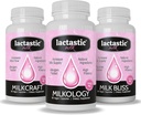 Lactastic ® Perfect Start Bundle - Wysokiej mocy organiczne suplementy mleczne - Milkology, Milkcraft & Milk Bliss - 210 Kapsułki Vegan