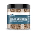 Ziemskie Pierwiastki Reishi Mushroom 200 Kapsułki, Czysty i Nierozcieńczony, Brak dodatków