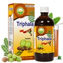PODSTAWOWE AYURVEDA Triphala Juice Equipment 124; 16.23 Fl Oz (480ml) Equipment 124; Organic Fruit Juice of Amla Bibhitaki & Haritaki Equipment 124; Naturalne źródło witaminy C Equipment 124; dla zdrowych włosów i trawienia