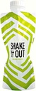 Składane butelki shaker do shake protein, Suplementy - 12 Ounce Reavable, Recykling, Butelka podróżna