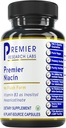 Premier Research Labs Niacin - Flush Free Niacin with Inositol Hexanicotinate, Niacin No Flush, B3 Niacynamid witaminy suplement do wspomagania krążenia krwi - 60 Kapsułki wegetariańskie