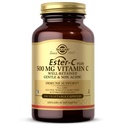 Solgar Ester- C Plus 500 mg Witamina C (Askorbinian Complex), 100 Kapsułki roślinne - Delikatny & Non Acidic - Przeciwutleniacz & Wsparcie immunologiczne - Non GMO, Wegan, Gluten Free, Kosher - 100 Sługi