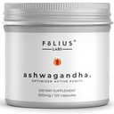 Ashwagandha 7,5% Herbal Energy Supplement 500mg - Wsparcie Relief Stress, Natural Mood Support - Full Spectrum Ashwagandha Root Extract -120 Kapsułki