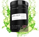 Projekt # 1 AMP- NOX: Proszek do nieintensywnego przygotowania - Boost Focus, Pompa, & Energia - Kofeina Darmowe Napoje białkowe z aminokwasami dla mężczyzn i kobiet - Gummy Bear Flavor - 40 Servings