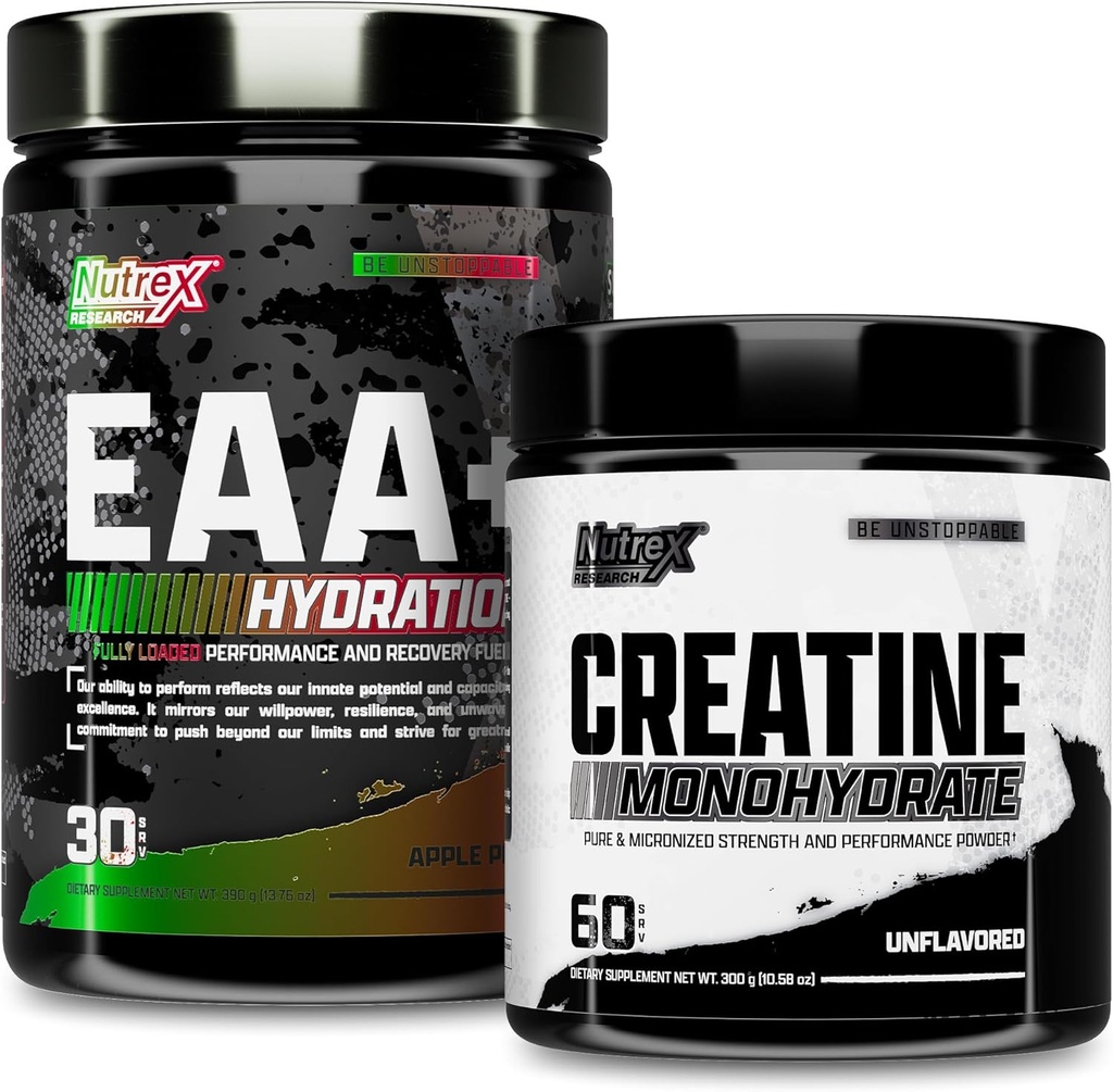 Nutrex Research EAA Hydration Jabłko Gruszka Aminos & Kreatyna Monowodzian Proszek