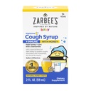 Syrop Kaszlowy dla dzieci Zarbee + immunologiczny, Syrop Kaszlowy dla dzieci z ciemnym miodem + Cynk i rumianek, dla Toddlers, Brak narkotyków lub sztucznych aromatów, Naturalny smak miodu, 2 fl. oz