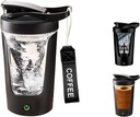 Butelka do shakera z białkami elektrycznymi, przenośny mikser Cup, USB C Rechared, Tritan wolny od BPA-, 450ml / 16oz, 500mAh, do gładkich shake