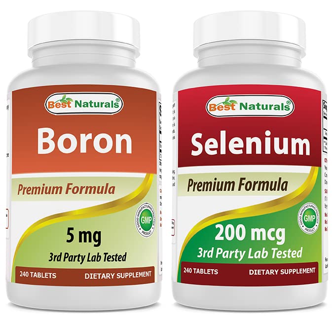 Bor 5 mg i selen 200 µg
