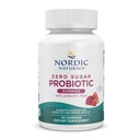 Nordic Naturals Zero Sugar Probiotic Gummies - Strawberry Arbuz Flavor - 40 Gummies - Supports Digestive Wellness & Immune Health - Non-GMO - Trzecia strona Tested - Wegan - 20 Służenia