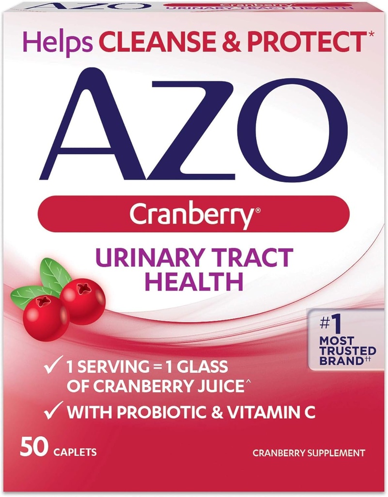 AZO Żurawinowy Urynary Tract Health Suplement diety - 50 Ct., Opakowanie po 6