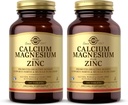 Solgar Wapnia Magnezu Plus Cynk, 100 Tabletki (Opakowanie 2) - Promotes Healthy Bones and Teeth - Pomaga Nerve & Muscle Function - Non- GMO, Wegan, Gluten Free, Dairy Free, Kosher - 66 Total Servings