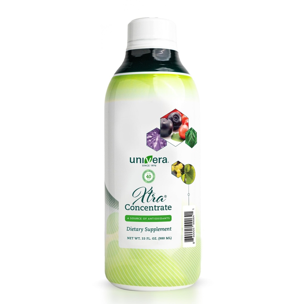 Xtra Koncentrat, Witamina B Kompleks, Energia Witalna, 15 All- Naturalne Składniki, Zarządzanie Stres, Poprawa zdrowia stawów, Wzmocniona Ochrona przeciwutleniacza, Płynne, 30-Day Supply, 33oz Butelka