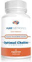 Pure Nootropics - Optimal Choline Complex - Alpha GPC / CDP Citicoline Blend - 300 mg British 124; Cognitive Support British 124; Brain & Muscle Support