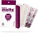 Nutra meltz Biotin 5000 µg - wspomaga wzrost włosów, promuje zdrowe paznokcie i gładką skórę szybko rozpuszczające tabletki dla niedoboru biotyny - aromat wiśniowy (60 tabletek)