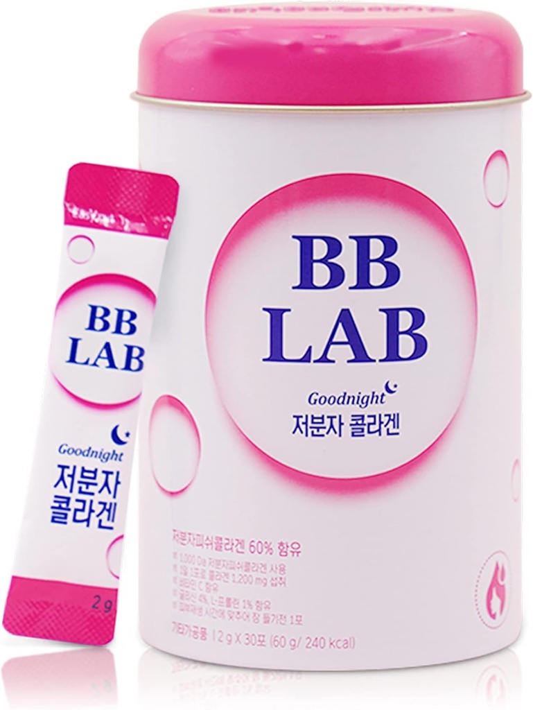 SOUND OF SEOUL BB LAB Niski Kolagen Molekularny, dla zdrowia skóry i kości, Made in Korea, 30 Pakiety (60g)