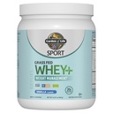 Ogród życia Sport Serwatka Plus Weight Management z Amino Energy - 20 g białka z trawy dla kobiet i mężczyzn - Vanilla Powder - z Capsimax, 2 Miliard CFU Probiotyki, O 15 Służenie