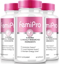 NutraRize (3 Pack) Kapsułki FemiPro, Formuła Premium dla Urynary Heath Support, All- Natural Supplement dla kontroli i ogólnego zdrowia, Femi Pro Recenzje (180 Kapsułki)