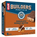 CLIF BUILDERS Protein Bars - Czekoladowy Masło orzechowe Flavor - 20 g Białko oparte na roślinach - Gluten Free - Non-GMO - Niska Glycemic - Brak sztucznych słodzików - 2.4 oz. (6 Pack)