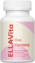 OVA Harmony - Myo & D Chiro Inositol Kapsułka - 40: 1 Stosunek - Ovarian Function Support - Hormonal Balance - 120 Inositol Supplement kapsułki