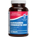 Wysoka absorpcja Glukozamina Chondroitin MSM - Formuła kliniczna kości wspólnego Tendon i suplement Ligament z Glukozaminy MSM Chondroitin - Non-GMO Gluten Free & Made in USA - 120 Sług