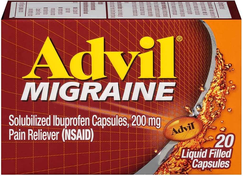 Advil 200 mg Kapsułki wypełnione płynem 20 ea