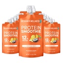 Designer Wellness Smoothie Protein, Prawdziwe owoce, 12g białka, Niskie węglowodany, Zero dodawany cukier, Bez glutenu, Nie-GMO, Brak sztucznych kolorów lub aromatów, Tropikalny, 12 Hrabia